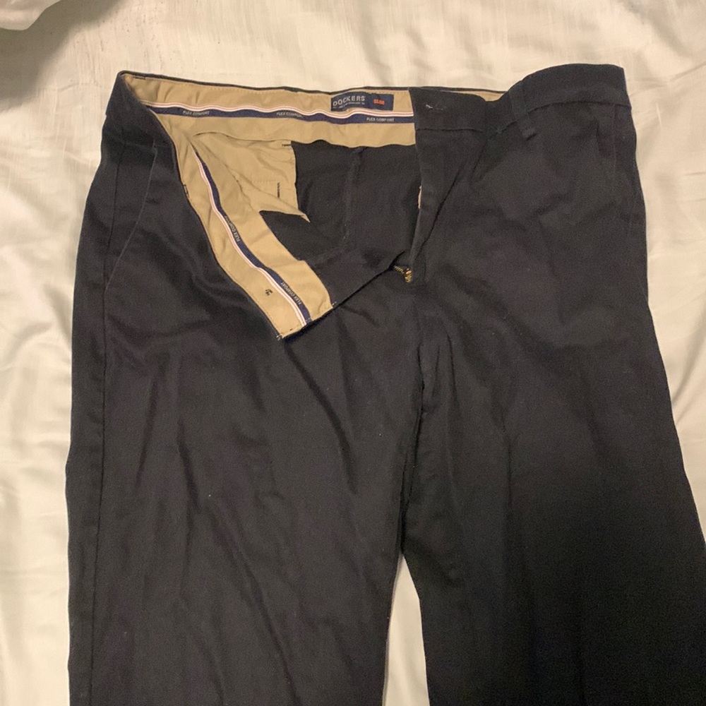 Black Docker’s Pants